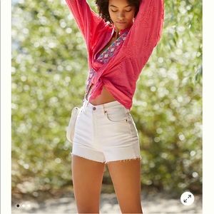 Levi's Ribcage Ultra High-Rise Denim Shorts